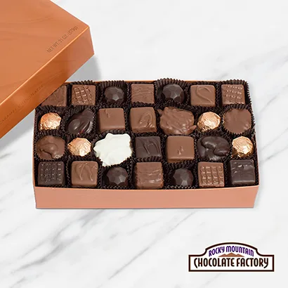 Large Nut & Caramel Assorted Chocolates | Rocky Mountain Chocolate