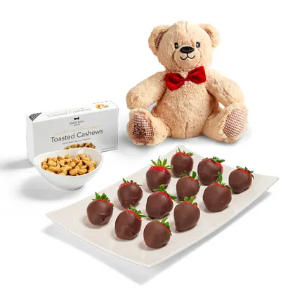 Buy ZOROY LUXURY CHOCOLATE Wooden Dandelion Hamper Gift Set | Box of 6  chocolates | Belgian style chocolate bar | Belgian chocolate coated nuts |  Aroma Diffuser | Californian almonds | Tulsi