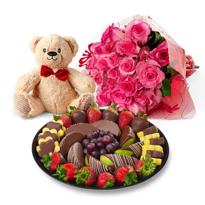 Romantic In Red Gourmet Chocolate Candy Bouquet – AC Bouquet