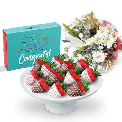 New Baby Flower Gift Bundle