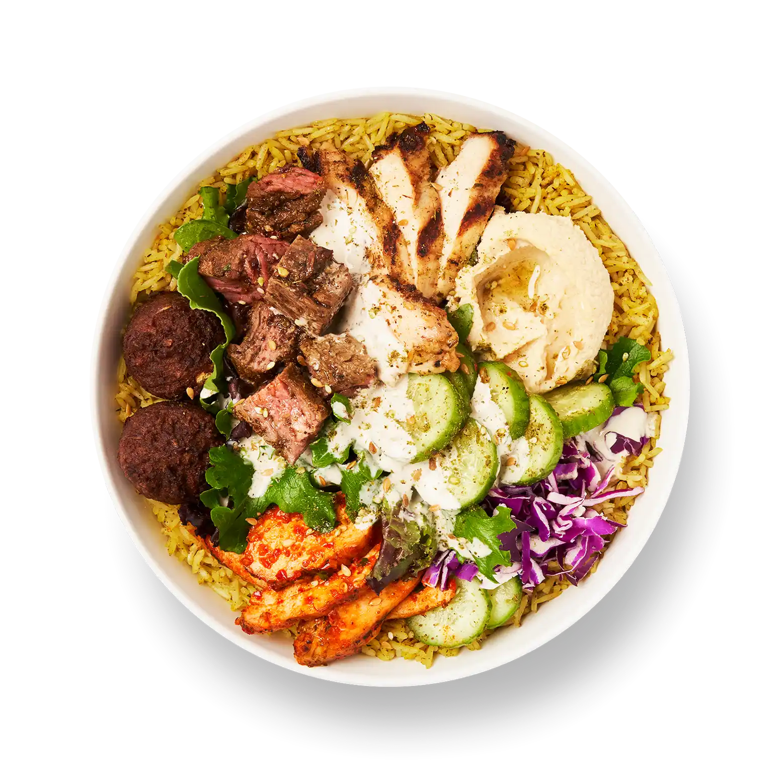 Mezze protein bowl
